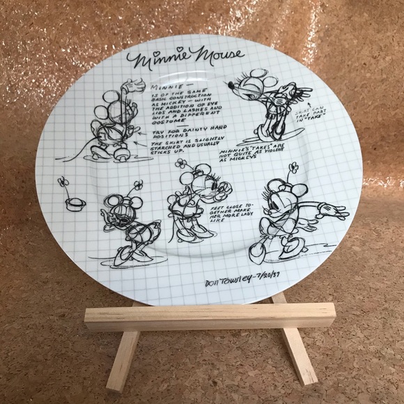 90th Celebration! Minnie Mickey Goofy Plates - Picture 2 of 7